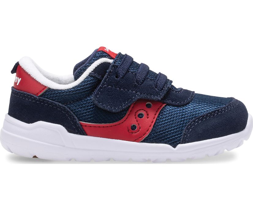Tenis Saucony Jazz Riff Niños Azul Marino Rojos | México 735UZGT